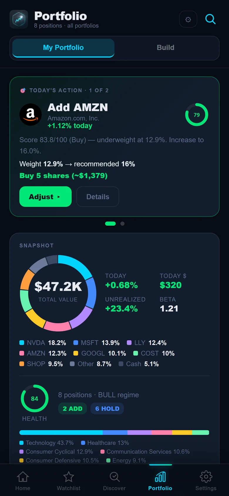 App screenshot